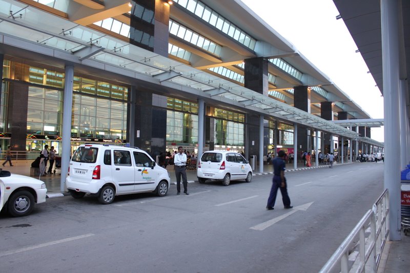 The brand new Bangalore International airport.